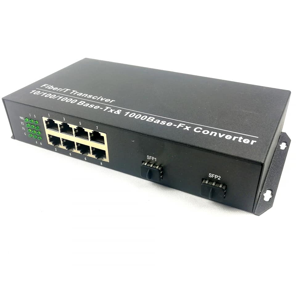 PESENSKA 8 Ports 8CH PoE Switch Ethernet Smart Internet 10/100M Network for  Intelbras/Wifi Router/IP Camera/ Wireless AP